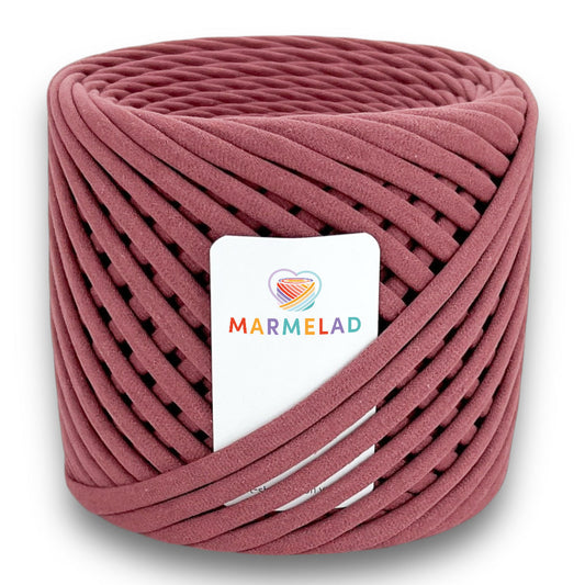 T-Shirt Yarn 9-11 mm 65 m Old Rose color