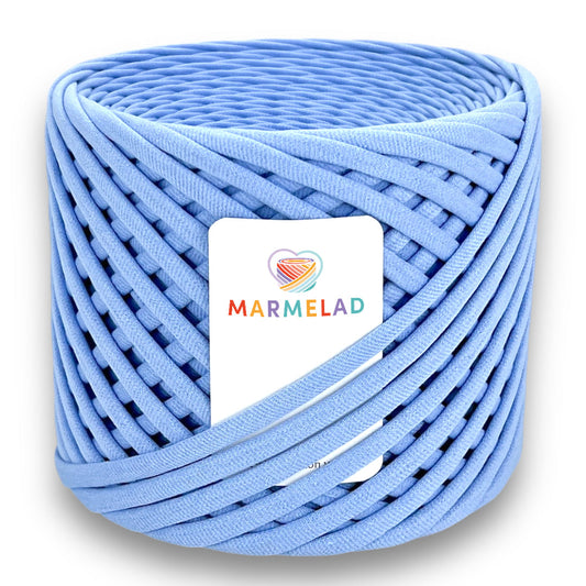 T-Shirt Yarn 8-10 mm 90 m Blue color