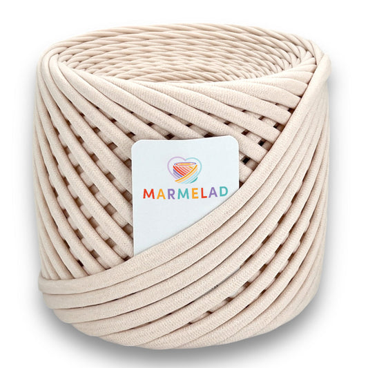 T-Shirt Yarn 8-10 mm 90 m Powder color