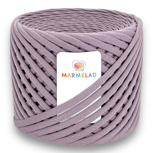 T-Shirt Yarn 7-9 mm 100 m Lavender color