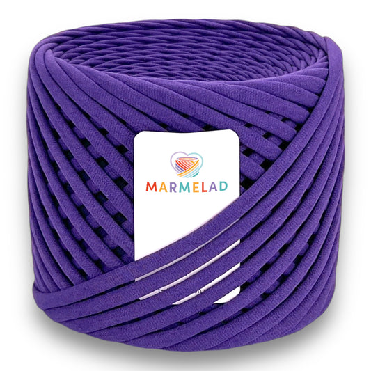 T-Shirt Yarn 7-9 mm 100 m Violet color