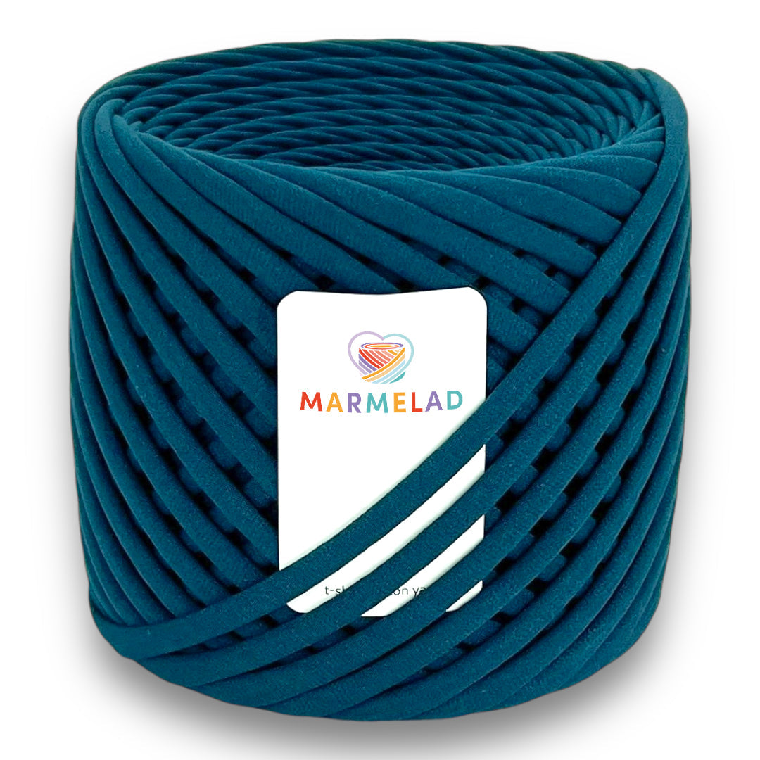 T-Shirt Yarn 3-5 mm 100 m Sea Green color