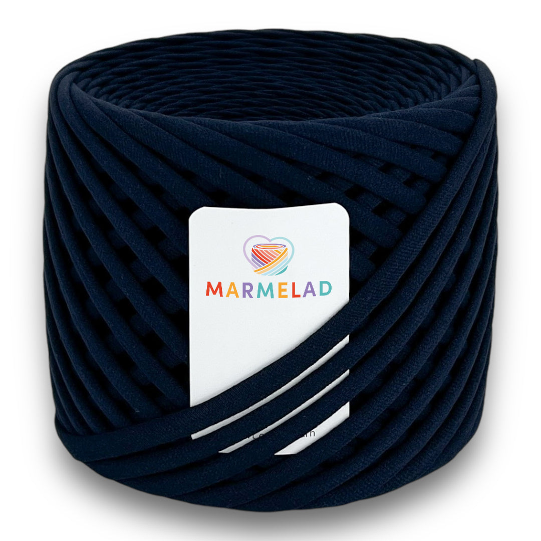 T-Shirt Yarn 3-5 mm 100 m Blackberry color