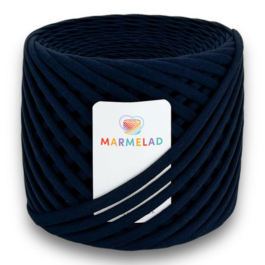T-Shirt Yarn 3-5 mm 100 m Blackberry color