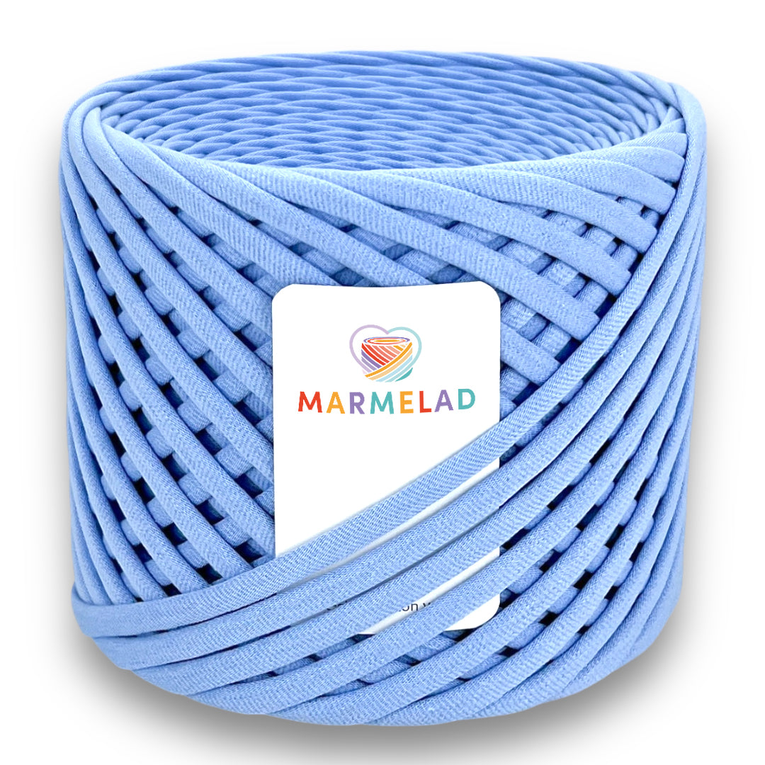 T-Shirt Yarn 9-11 mm 65 m Blue color