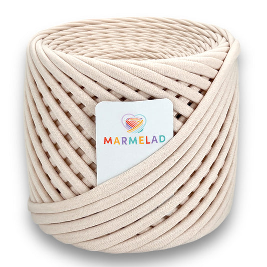 T-Shirt Yarn 5-7 mm 100 m Powder color