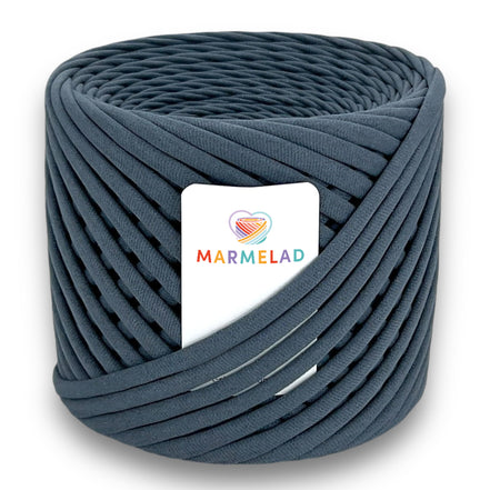 T-Shirt Yarn 7-9 mm 100 m Graphite color
