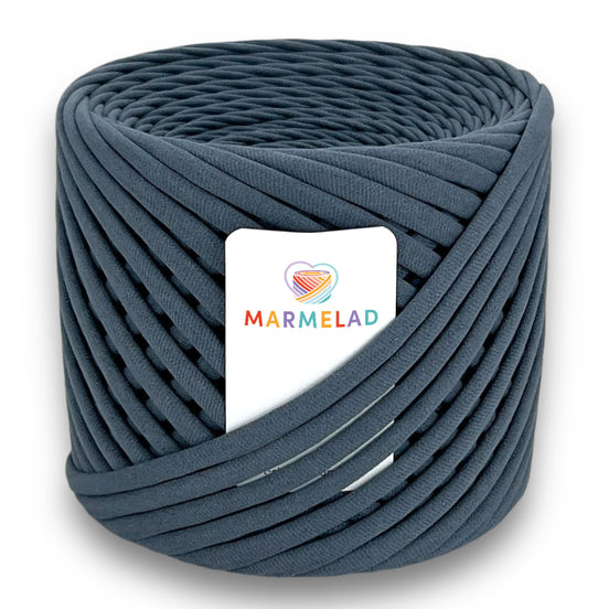 T-Shirt Yarn 5-7 mm 100 m Graphite color