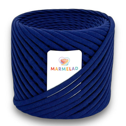T-Shirt Yarn 8-10 mm 90 m Sapphire color