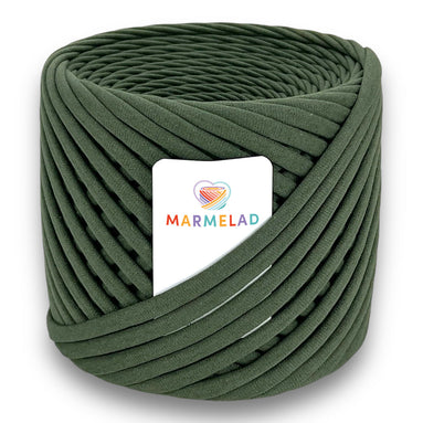 T-Shirt Yarn 9-11 mm 65 m Khaki color