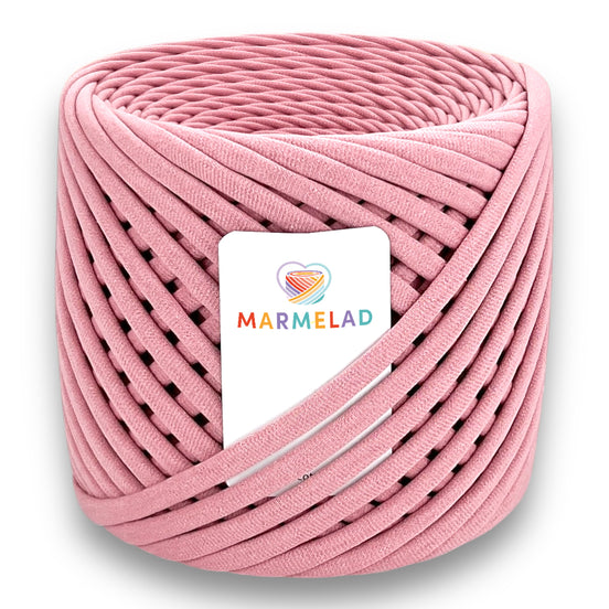 T-Shirt Yarn 7-9 mm 100 m Pink Nude color