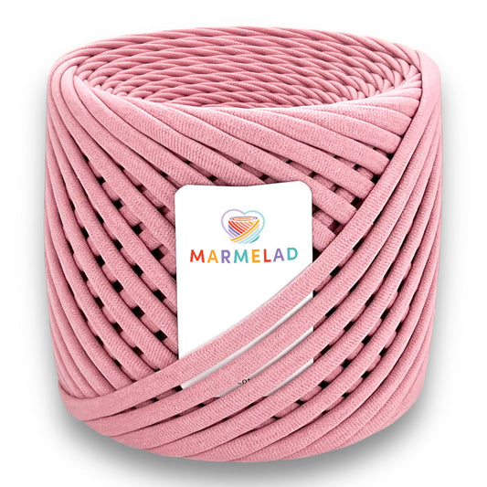 T-Shirt Yarn 8-10 mm 90 m Pink Nude color