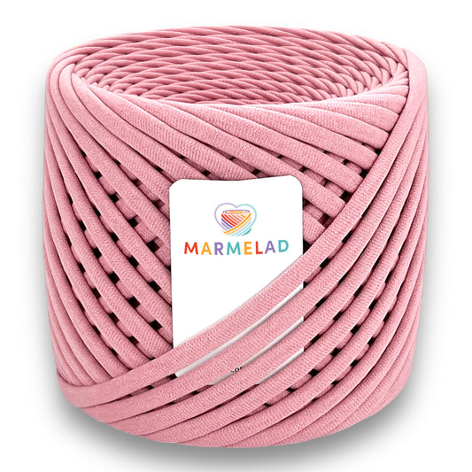 T-Shirt Yarn 5-7 mm 100 m Pink Nude color