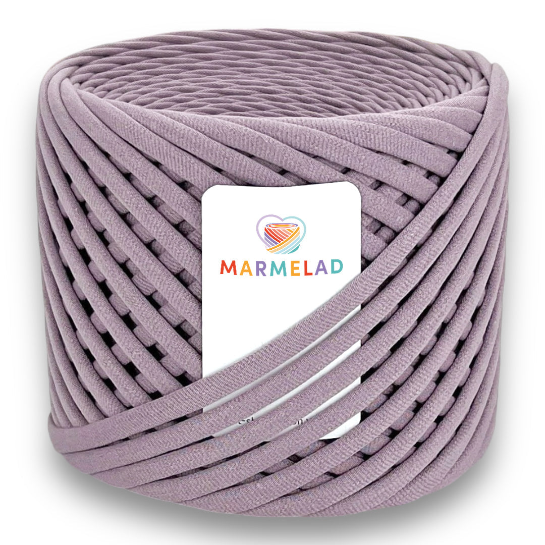 T-Shirt Yarn 8-10 mm 90 m Lavender color