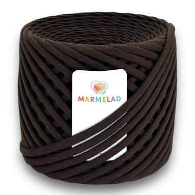 T-Shirt Yarn 7-9 mm 100 m Chocolate color