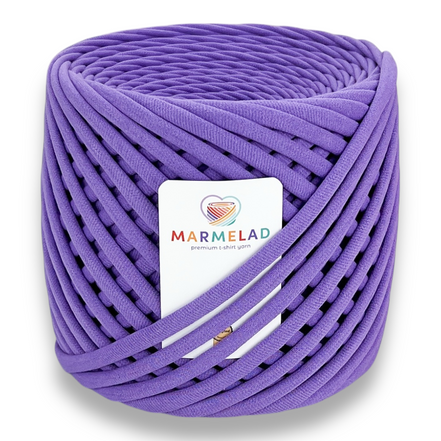 T-Shirt Yarn 8-10 mm 90 m Amethyst color