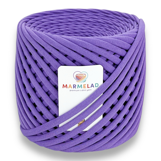 T-Shirt Yarn 3-5 mm 100 m Amethyst color