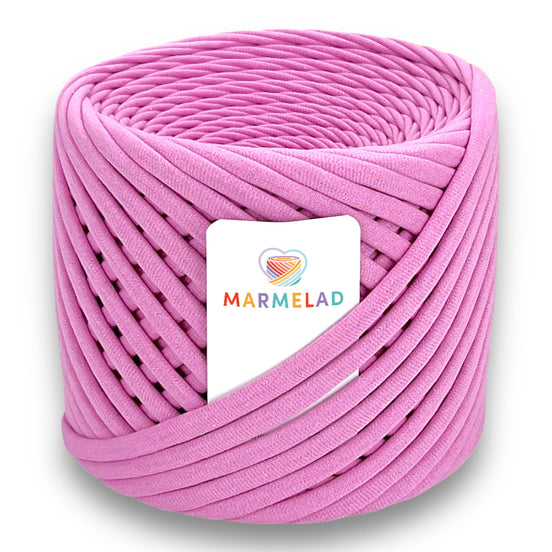 T-Shirt Yarn 8-10 mm 90 m Orchid color
