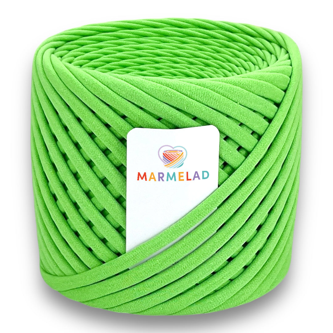 T-Shirt Yarn 3-5 mm 100 m Light Green color