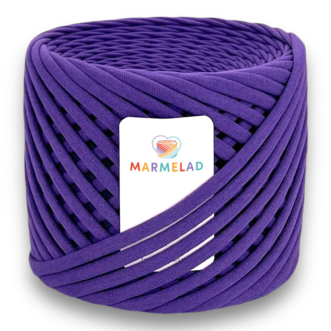 T-Shirt Yarn 7-9 mm 100 m Violet color