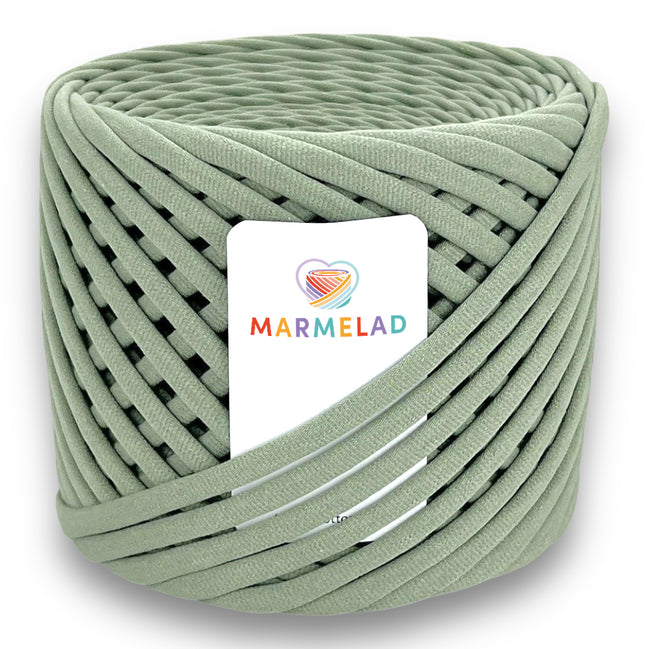 T-Shirt Yarn 7-9 mm 100 m Salvia color