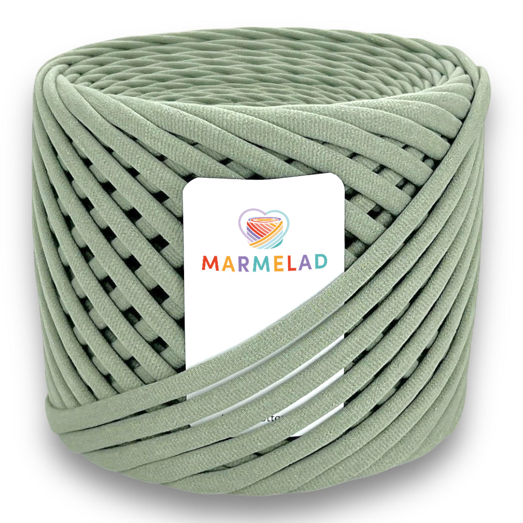 T-Shirt Yarn 8-10 mm 90 m Salvia color