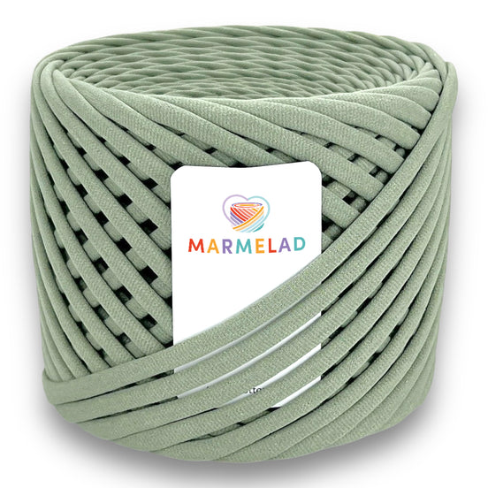 T-Shirt Yarn 3-5 mm 100 m Salvia color