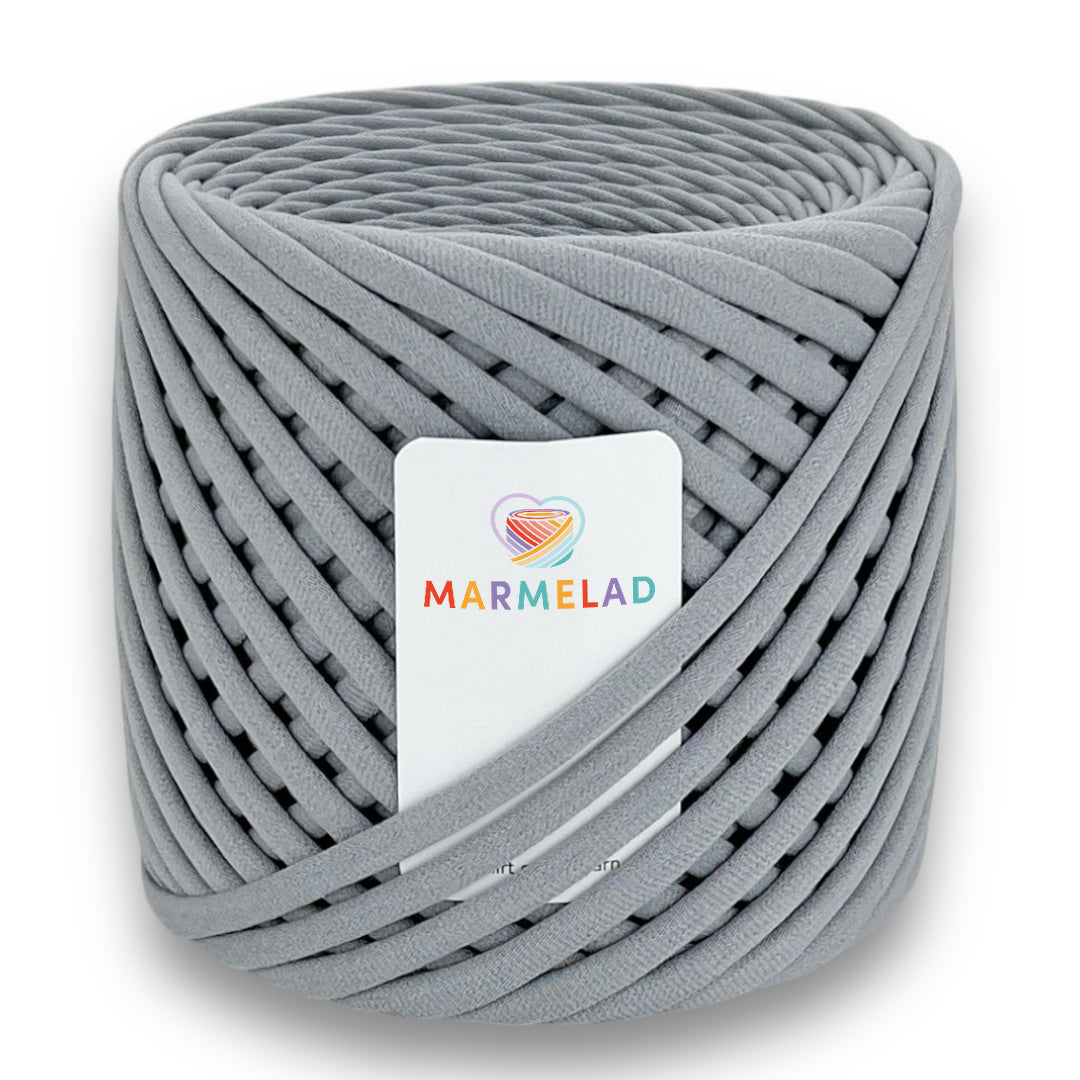 T-Shirt Yarn 7-9 mm 100 m Smoke color