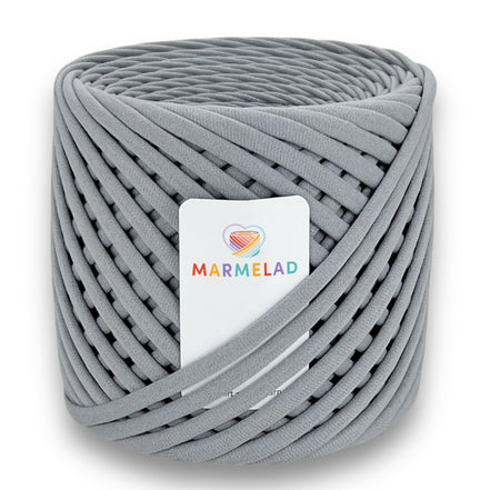 T-Shirt Yarn 7-9 mm 100 m Smoke color