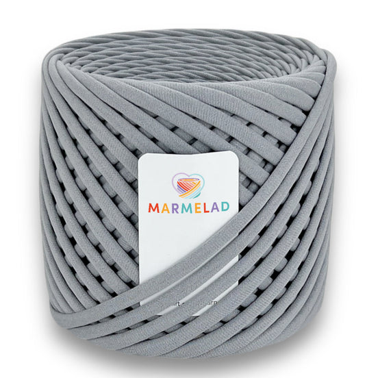 T-Shirt Yarn 8-10 mm 90 m Smoke color