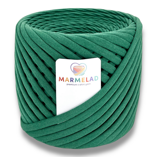 T-Shirt Yarn 7-9 mm 100 m Evergreen color