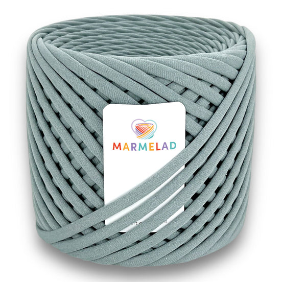 T-Shirt Yarn 3-5 mm 100 m Fog color