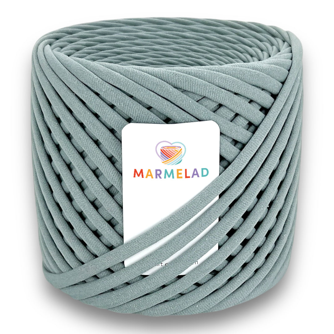 T-Shirt Yarn 9-11 mm 65 m Fog color