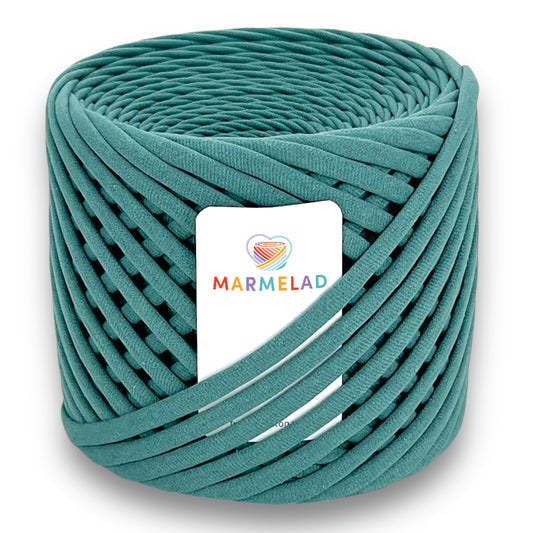 T-Shirt Yarn 5-7 mm 100 m Eucalyptus color