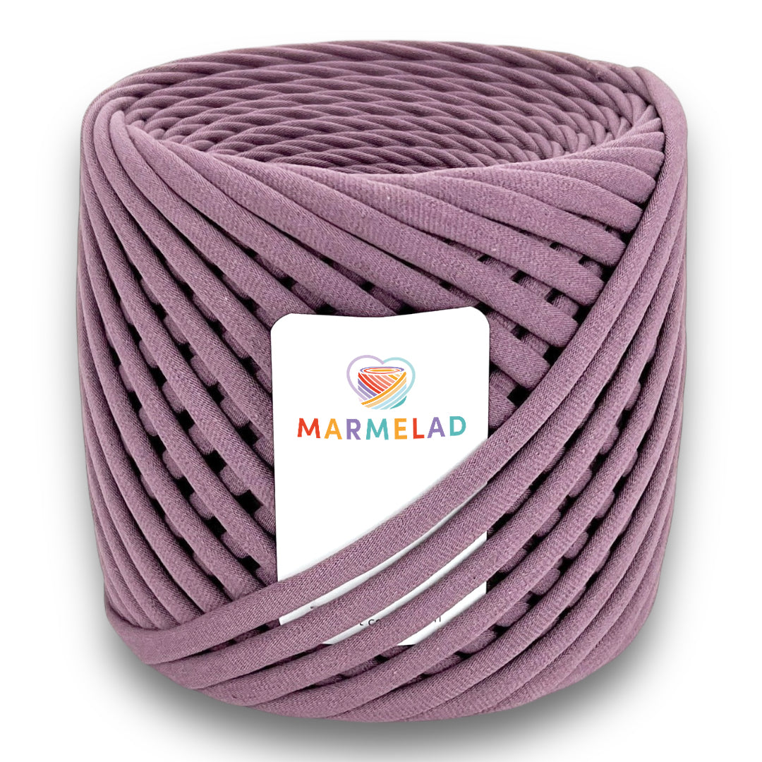 T-Shirt Yarn 5-7 mm 100 m Sugar Plum color