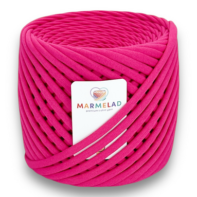 T-Shirt Yarn 7-9 mm 100 m Hot Pink color