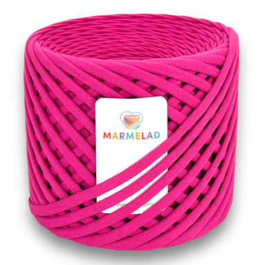 T-Shirt Yarn 7-9 mm 100 m Fuchsia color