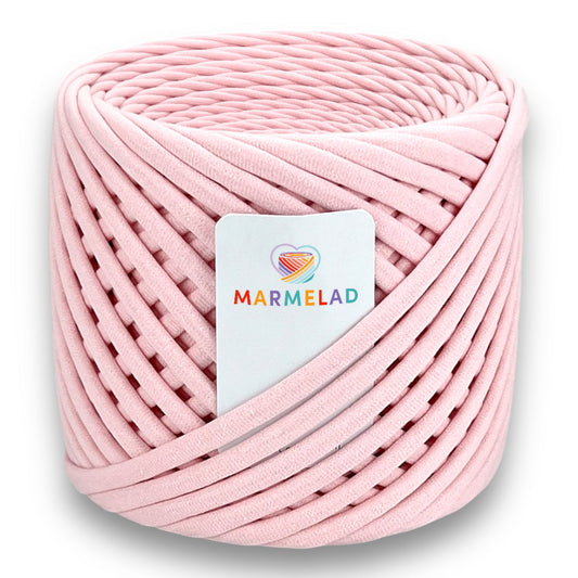 T-Shirt Yarn 9-11 mm 65 m Light Pink color