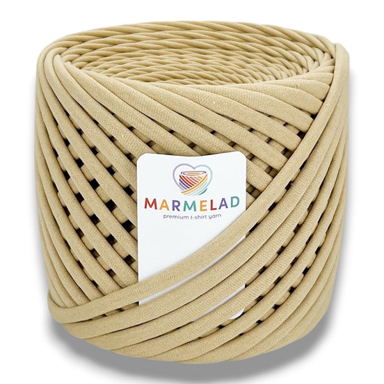 T-Shirt Yarn 9-11 mm 65 m Almond color