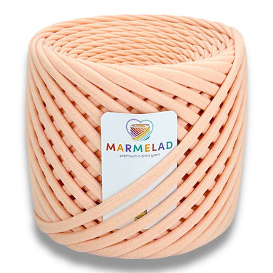 T-Shirt Yarn 5-7 mm 100 m Peach Mousse color
