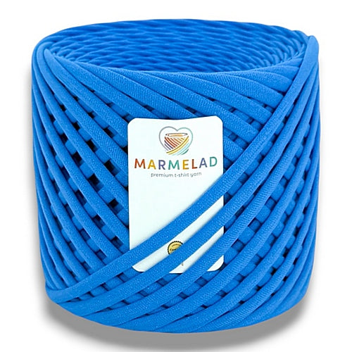 T-Shirt Yarn 7-9 mm 100 m Cornflower color